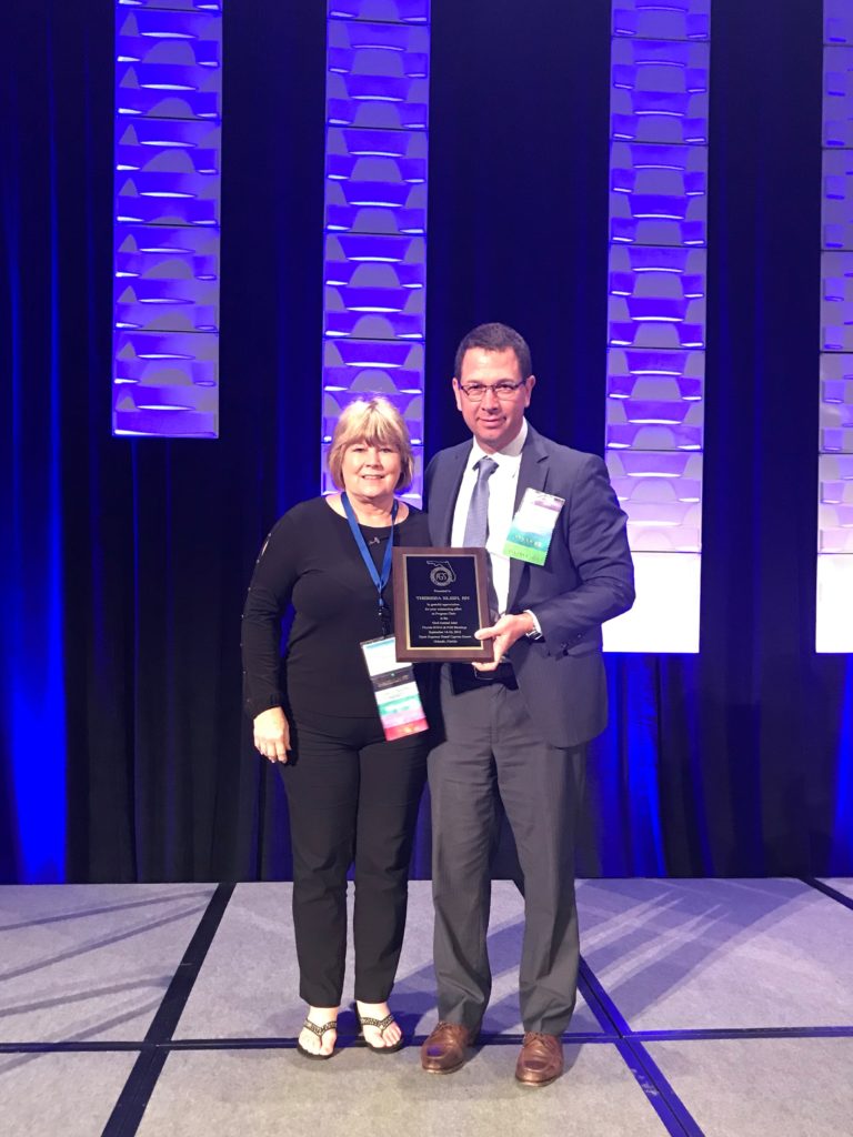 SGNA Appreciation Award: Presented to Theresa Klein by Dr. Michael Wallace